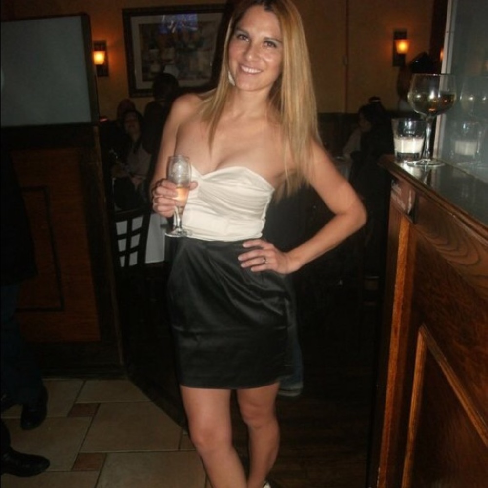 Strapless dress